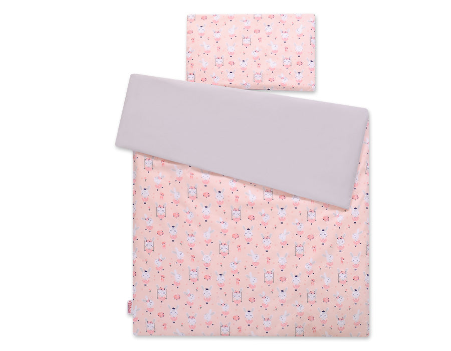Baby cotton bedding set 2-pcs 120x90 cm- ballerinas pink – afbeelding 5