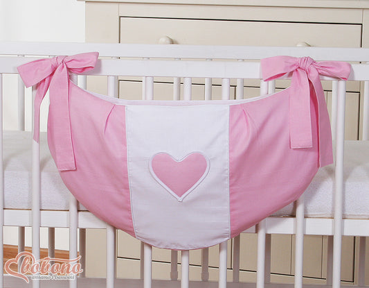 Toys bag- Hanging Hearts pink – afbeelding 2