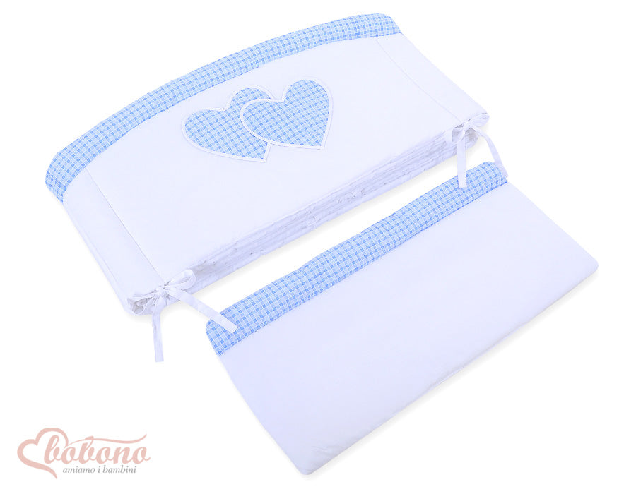 Universal bumper XXL- Hanging Hearts blue checkered – afbeelding 4