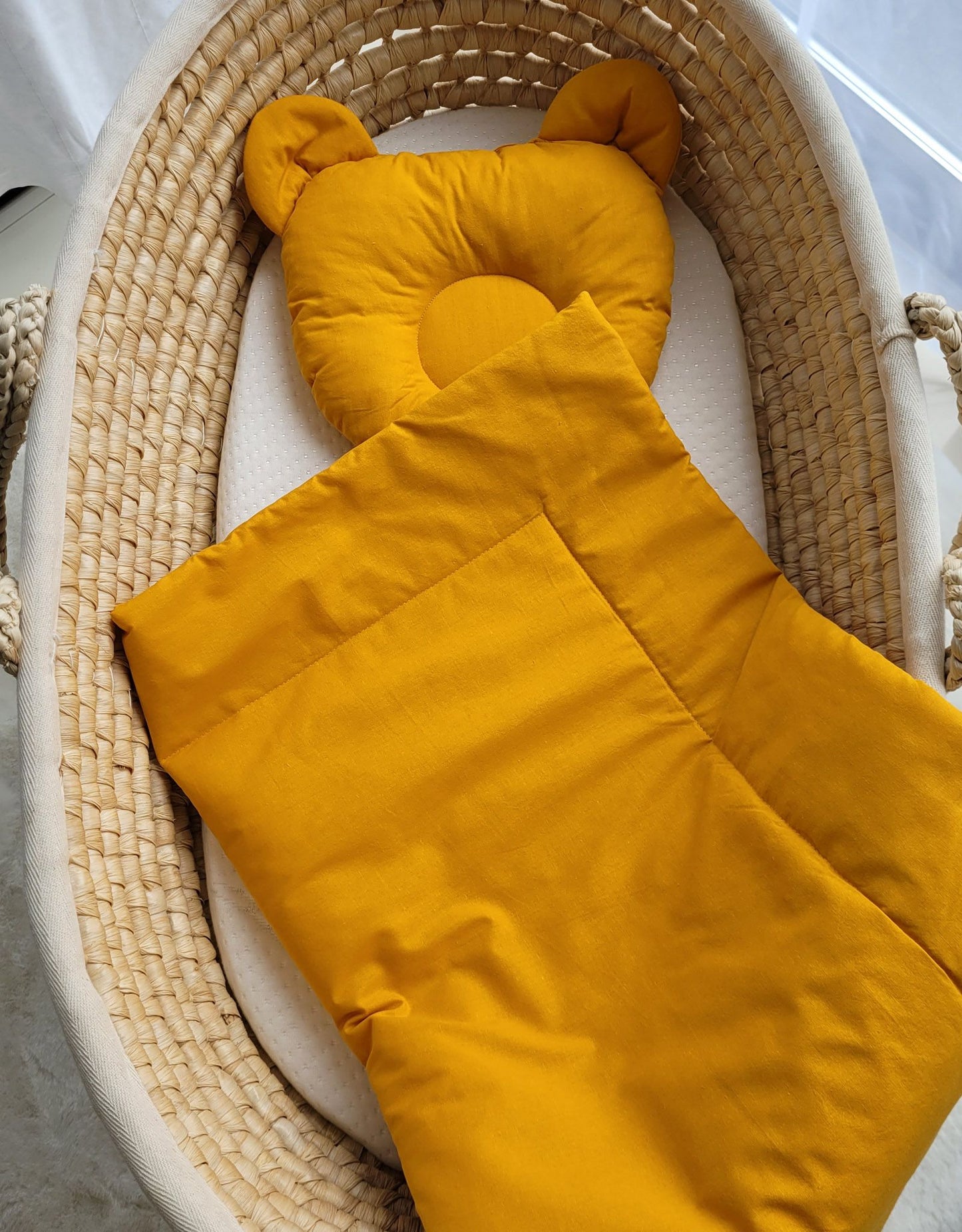 2pcs kussen set - honey yellow – afbeelding 2