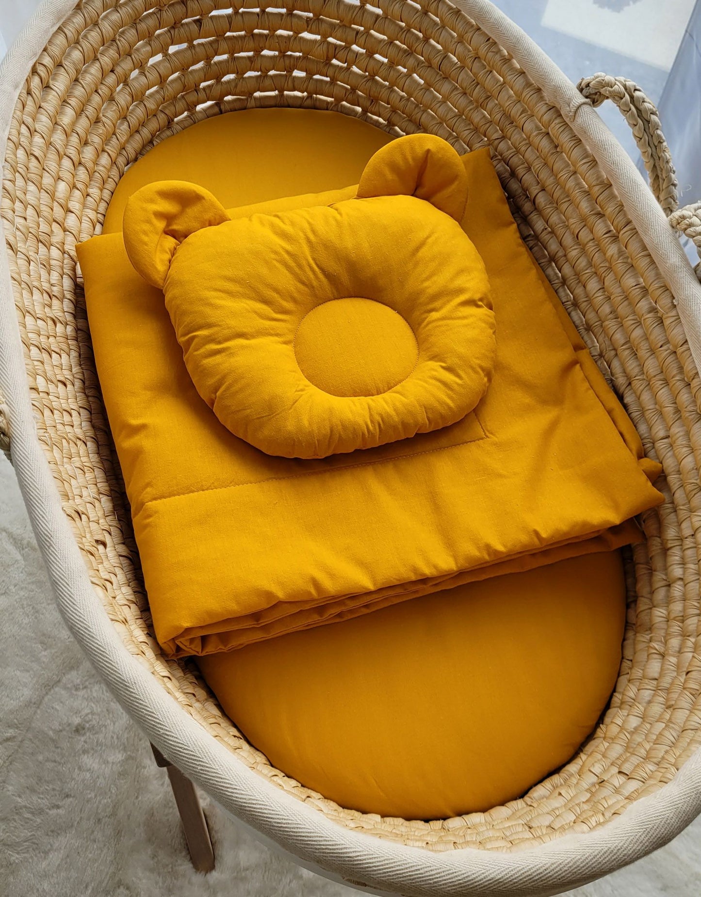 2pcs kussen set - honey yellow – afbeelding 3