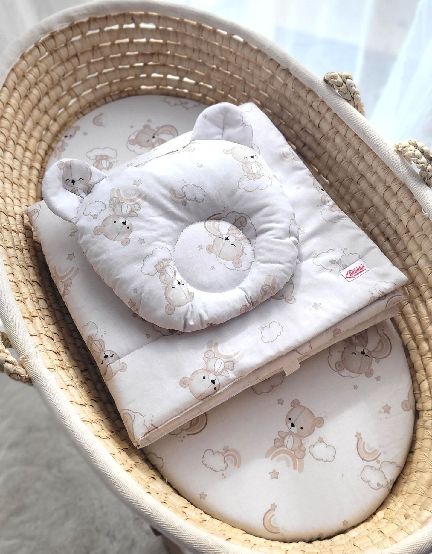 2pcs kussen set - beige – afbeelding 3