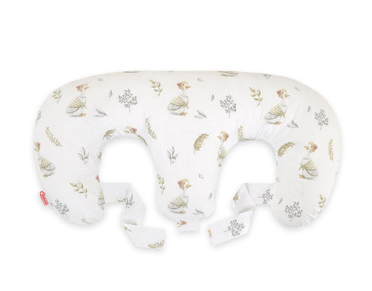 Twin nursing kussen, Breastfeeding Croissant kussen, removable, Hands-Free Feeding- gooses – afbeelding 2