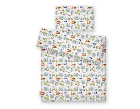 Baby cotton bedding set 2-pcs 135x100 cm- Forest Adventure – afbeelding 2