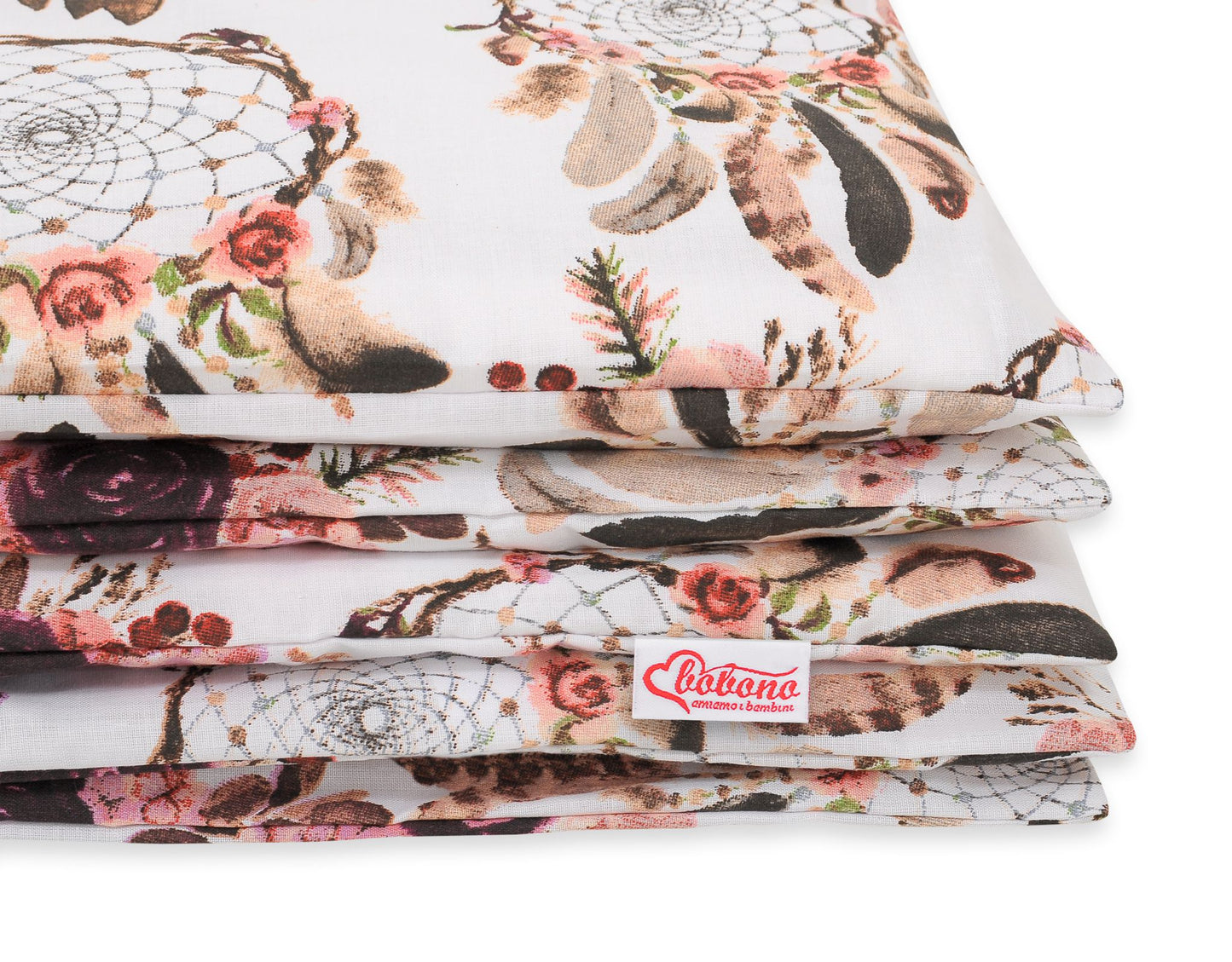 Baby cotton bedding set 2-pcs 120x90 cm- flower dream catchers – afbeelding 3