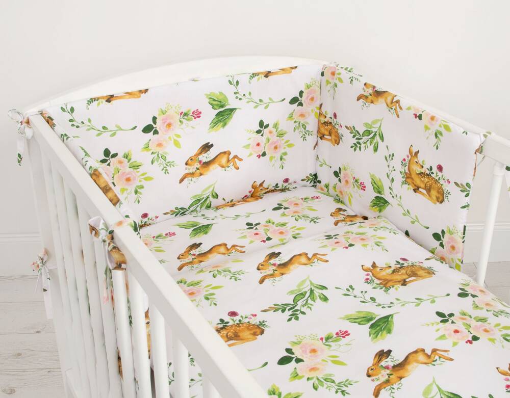 Baby cotton bedding set 2-pcs 135x100 cm- in the forest – afbeelding 4
