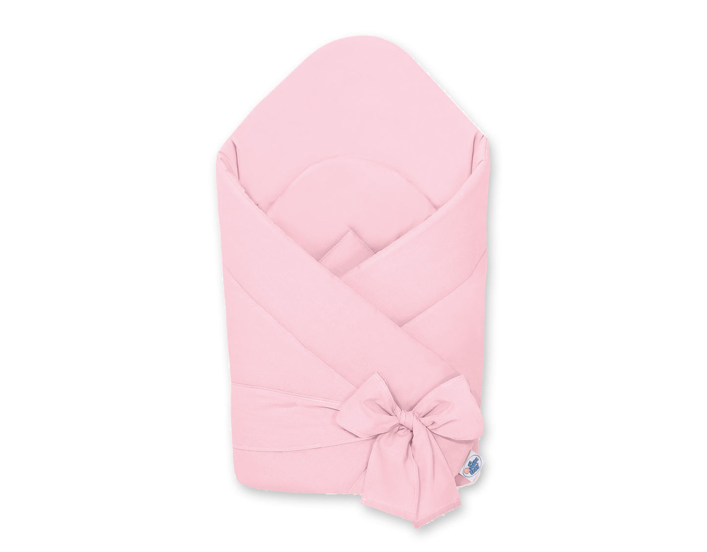 Baby nestje 2in1 with stiffening with bow - pink – afbeelding 1