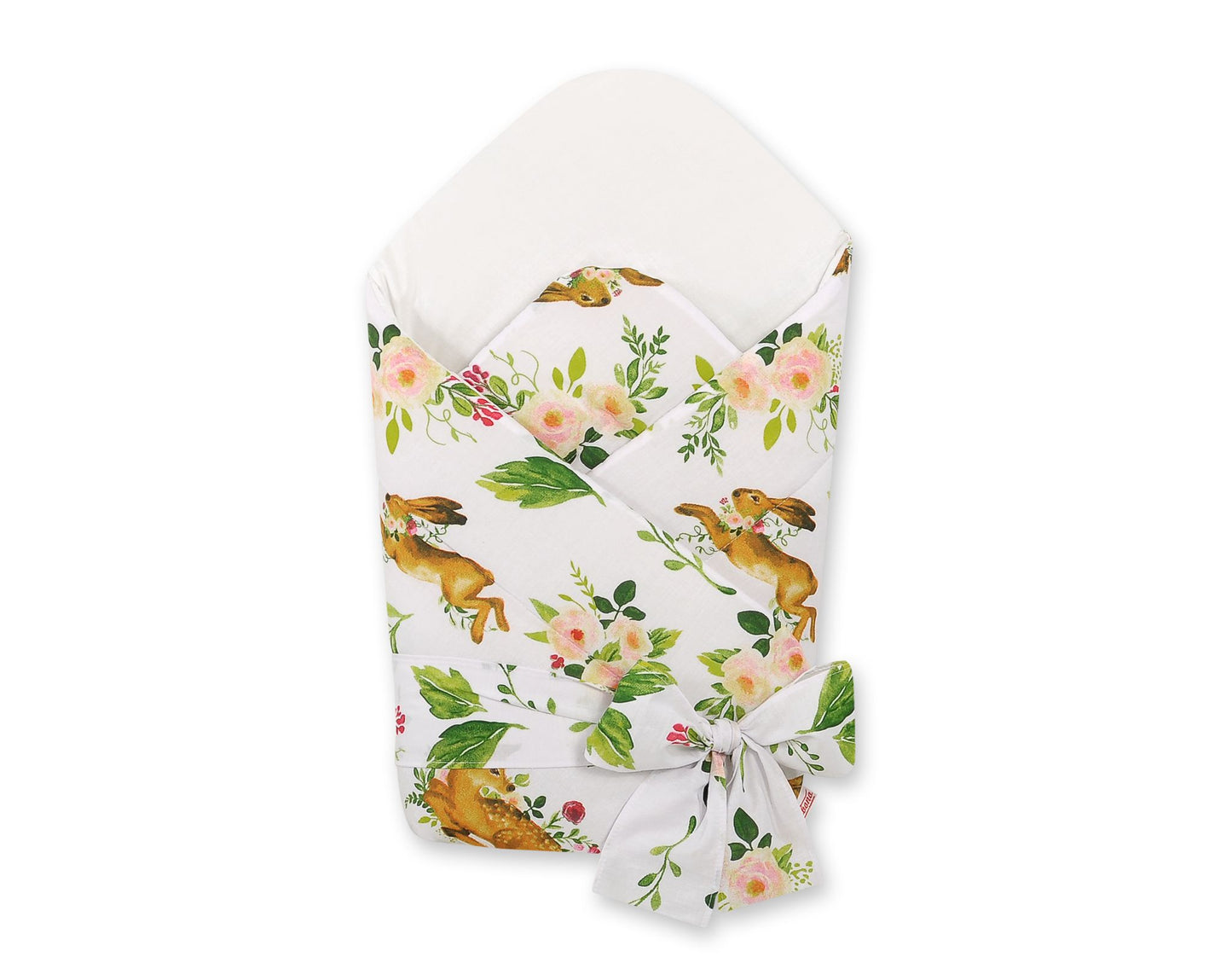 Baby nestje 2in1 with stiffening with bow - in the forest – afbeelding 1