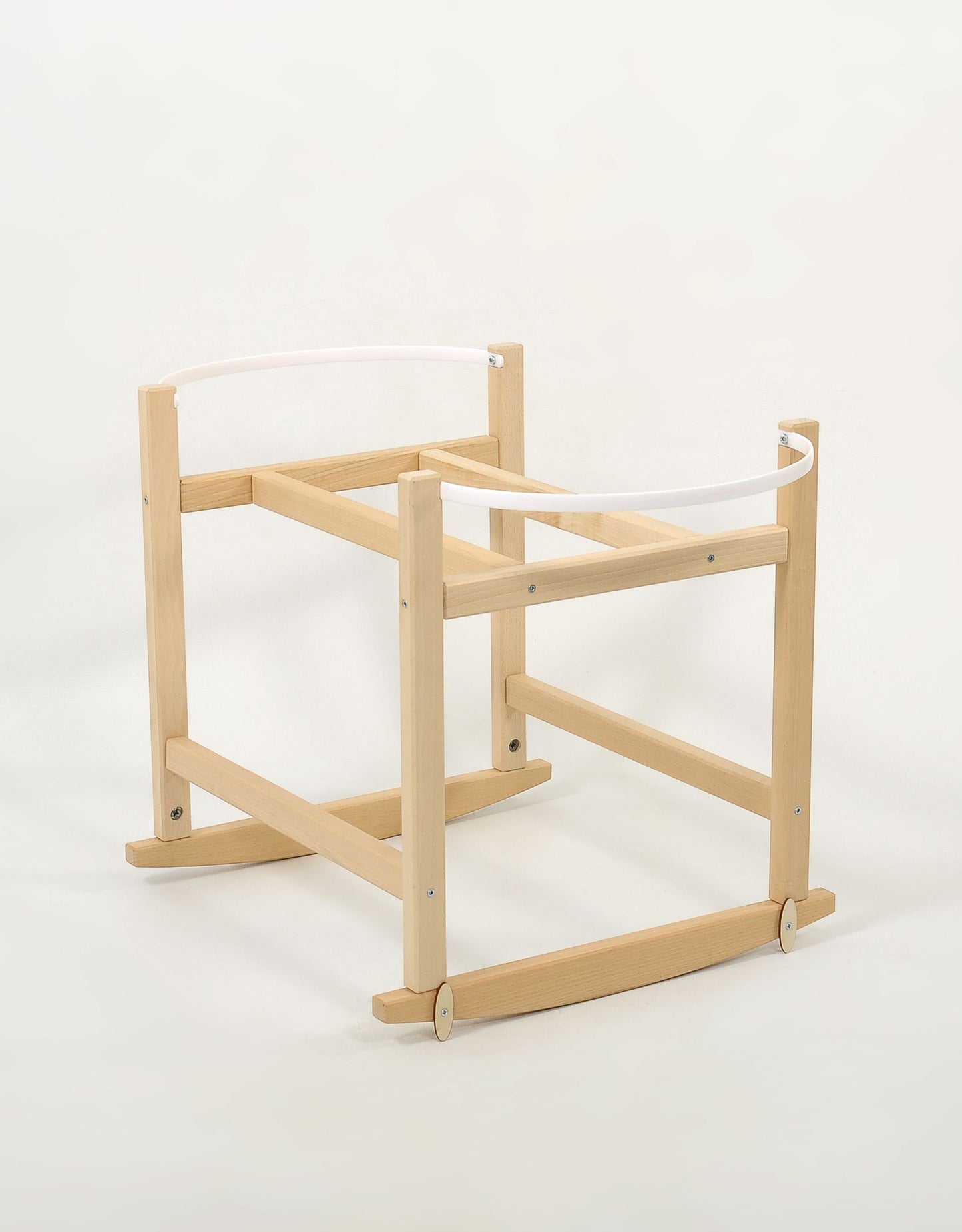 Wooden Mozes mand cradle BOHO - natural – afbeelding 4