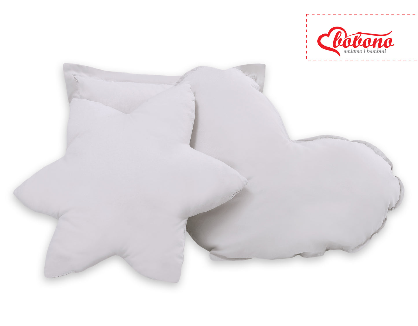 3pcs kussen set - gray – afbeelding 2