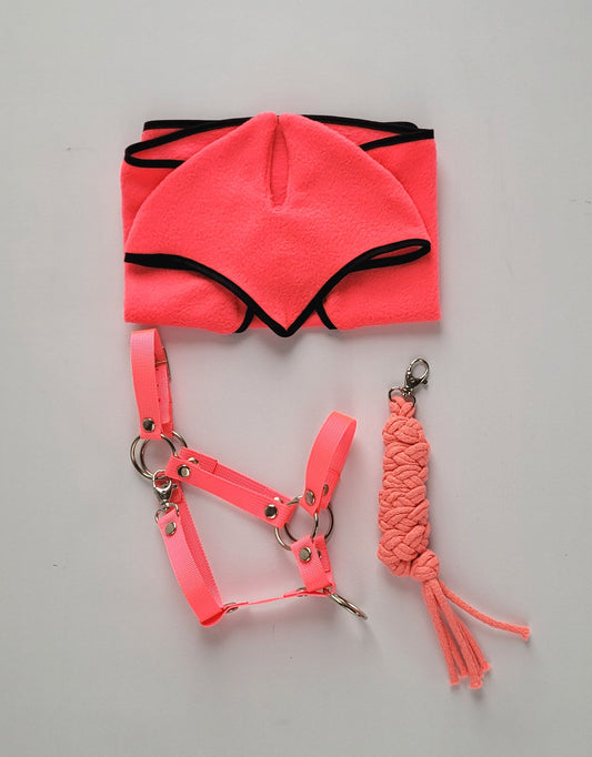 The adjustable halter for Hobby Horse A3 - neon pink – afbeelding 2