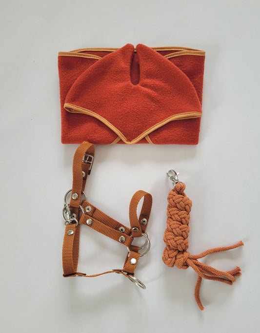 The adjustable halter for Hobby Horse A3 - ginger – afbeelding 2