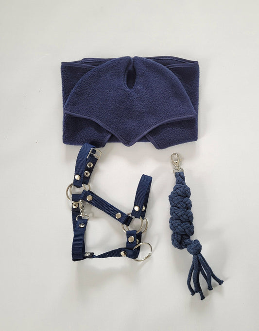 The adjustable halter for Hobby Horse A3 - denim – afbeelding 2