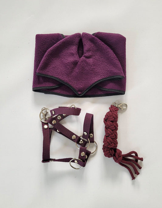The adjustable halter for Hobby Horse A3 - plum – afbeelding 2