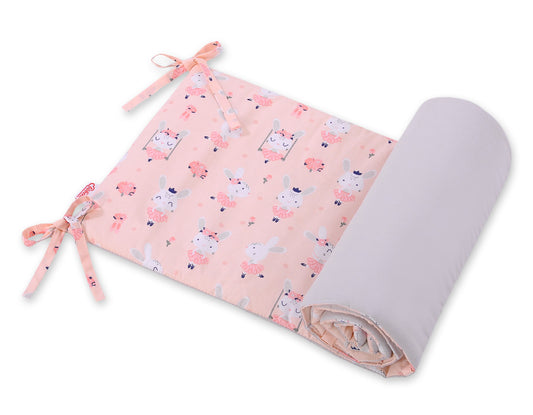 Universal bumper for cot - ballerinas pink – afbeelding 1