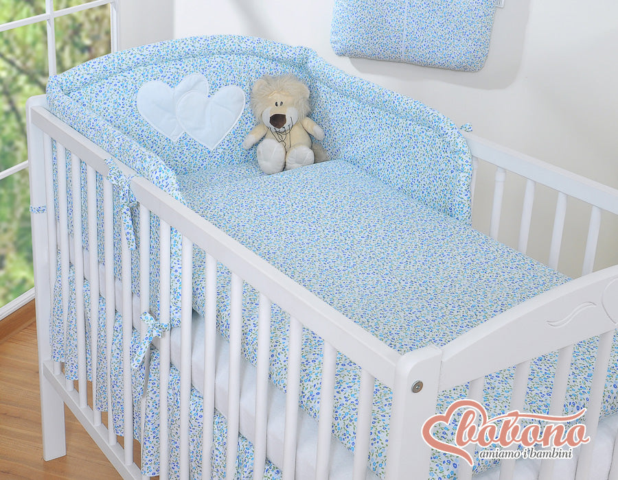 Universal bumper- Hanging Hearts blue flowers – afbeelding 2