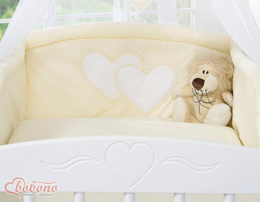 Universal bumper- Hanging Hearts cream – afbeelding 2