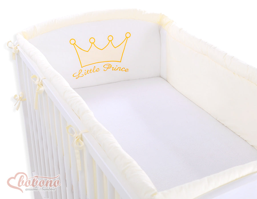 Universal bumper XXL- Little Prince/Princess cream – afbeelding 1
