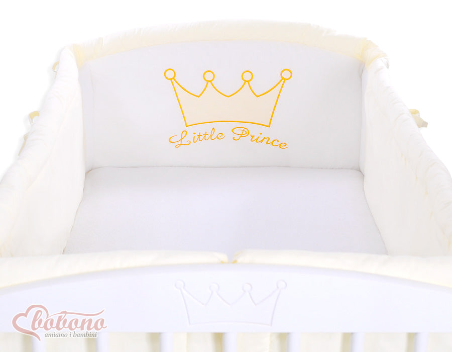 Universal bumper XXL- Little Prince/Princess cream – afbeelding 3