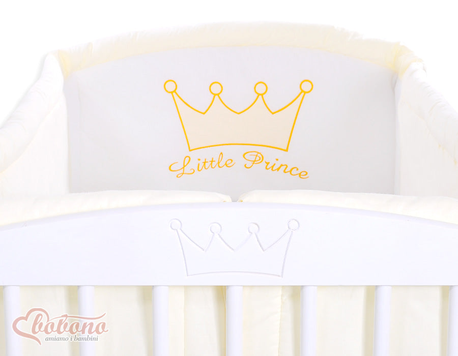 Universal bumper XXL- Little Prince/Princess cream – afbeelding 4
