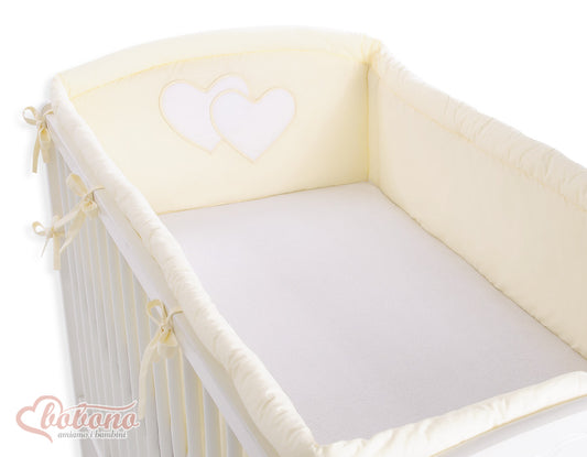 Universal bumper XXL- Hanging Hearts cream – afbeelding 1