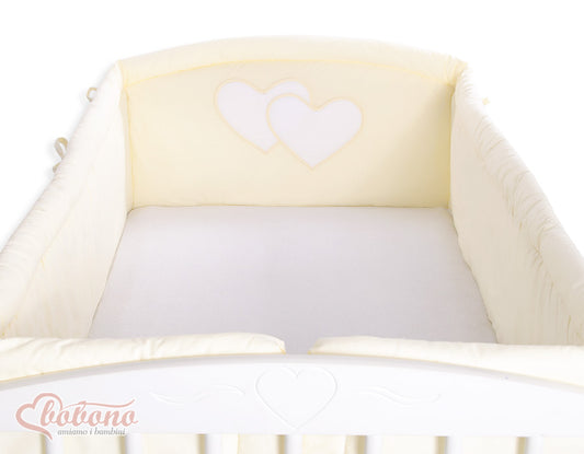 Universal bumper XXL- Hanging Hearts cream – afbeelding 2