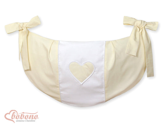 Toys bag- Hanging Hearts cream – afbeelding 1