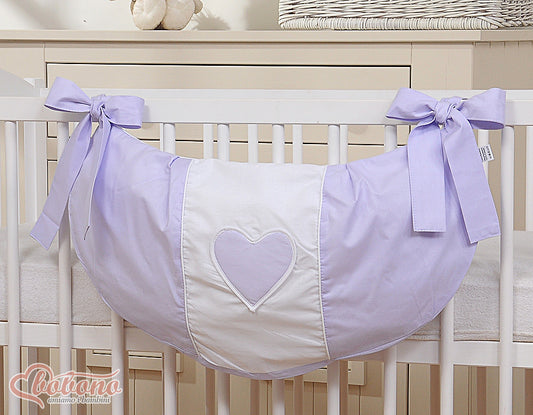 Toys bag- Hanging Hearts lilac – afbeelding 2