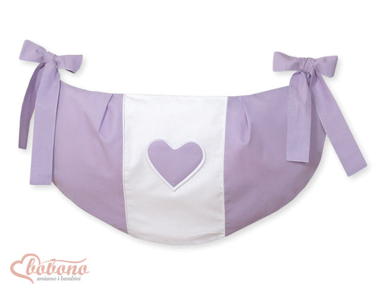 Toys bag- Hanging Hearts lilac – afbeelding 1