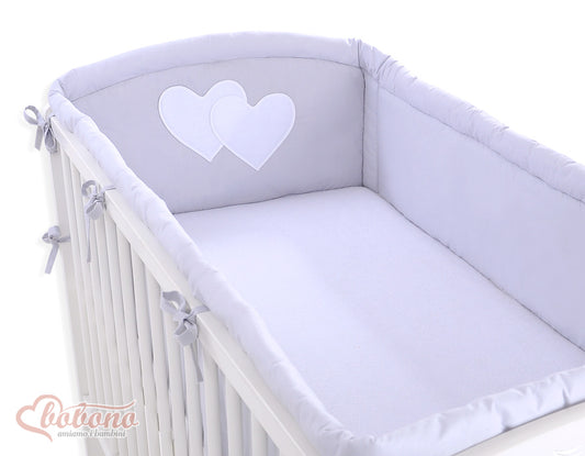 Universal bumper XXL- Hanging Hearts grey – afbeelding 1