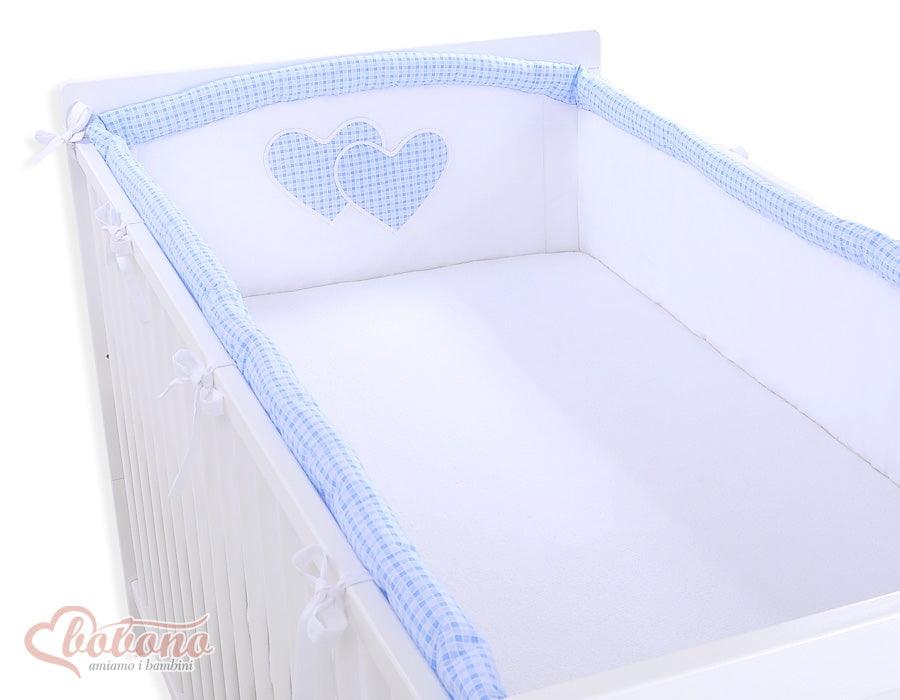 Universal bumper XXL- Hanging Hearts blue checkered – afbeelding 3