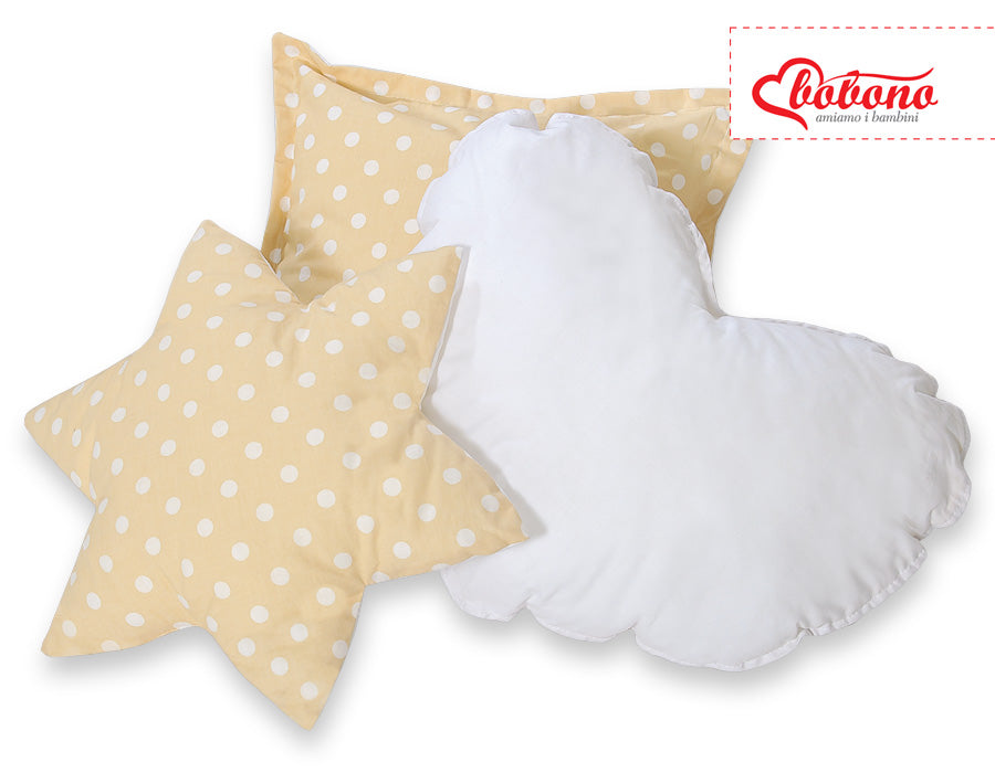 3pcs kussen set - Bright dots on beige – afbeelding 4
