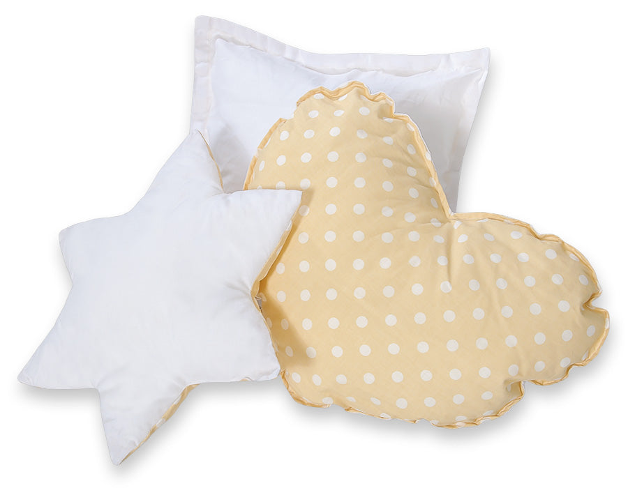 3pcs kussen set - Bright dots on beige – afbeelding 3