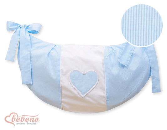 Toys bag- Hanging Hearts blue strips – afbeelding 1