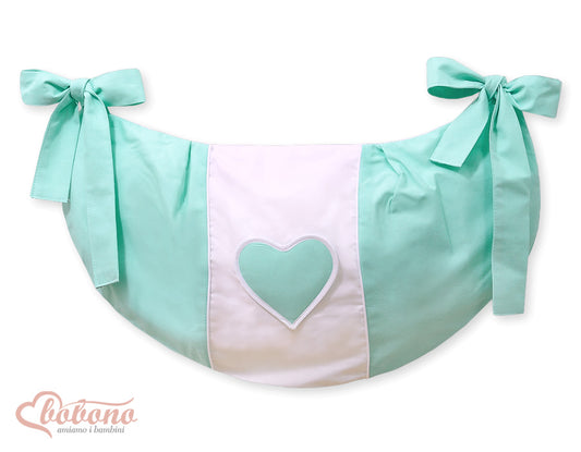 Toys bag- Hanging Hearts mint – afbeelding 1