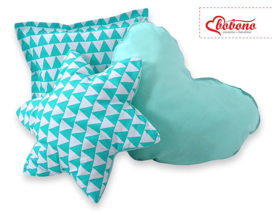 3pcs kussen set - mint – afbeelding 2