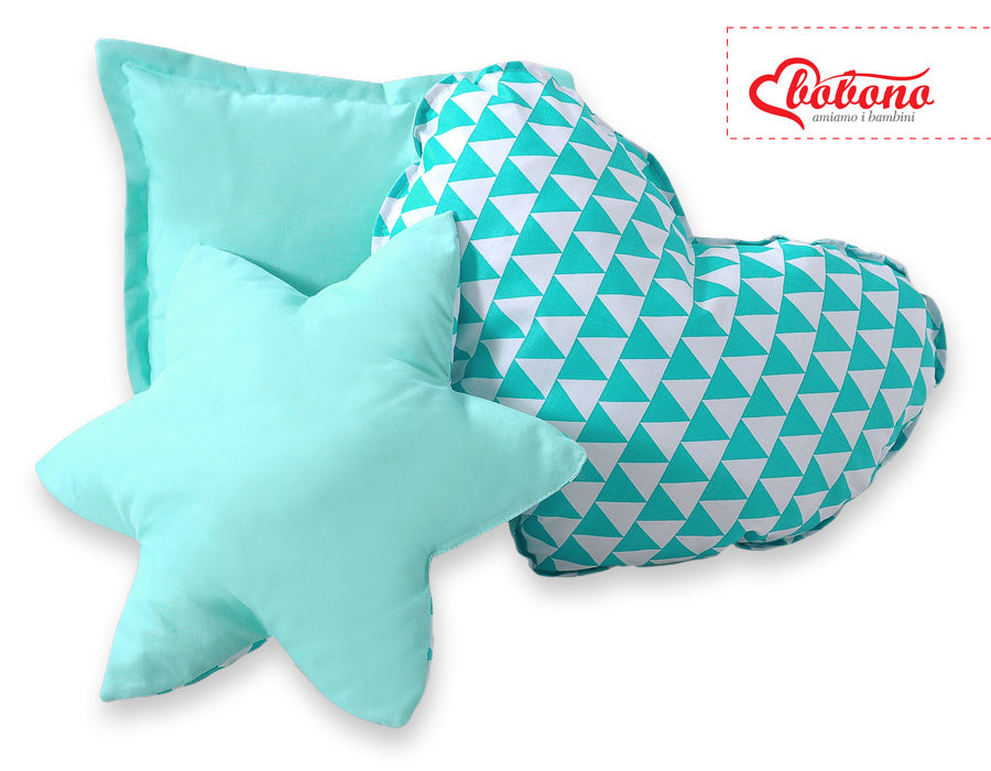 3pcs kussen set - mint – afbeelding 3