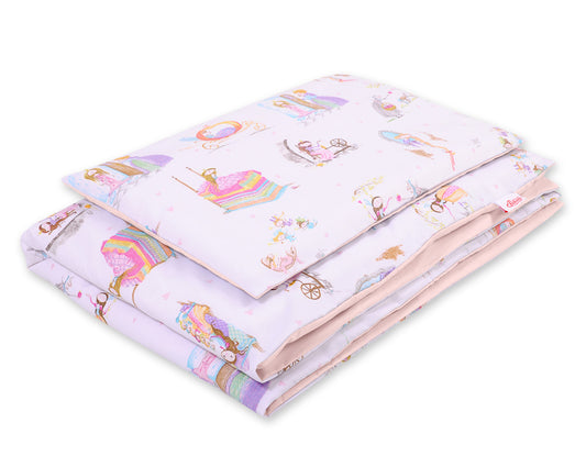 Baby cotton bedding set 2-pcs 140x200 Junior - fairy-tale princesses – afbeelding 1