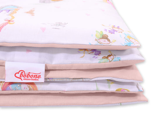Baby cotton bedding set 2-pcs 140x200 Junior - fairy-tale princesses – afbeelding 2