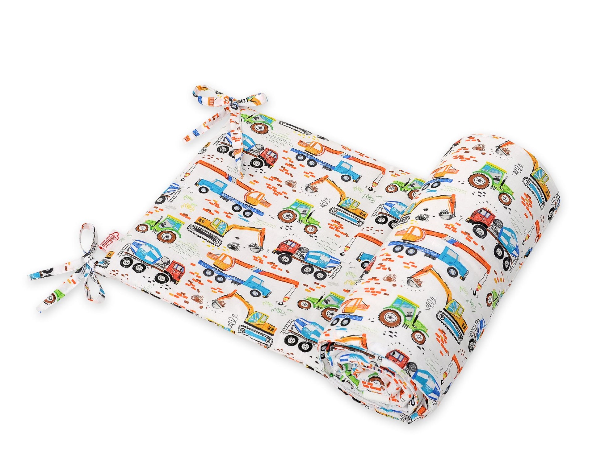 Universal bumper for cot - construction site – afbeelding 1