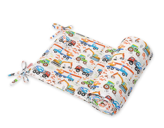 Universal bumper for cot - construction site – afbeelding 1