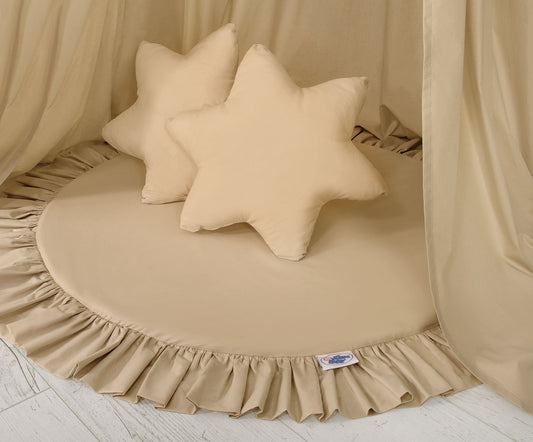 2pcs kussen set - beige – afbeelding 1