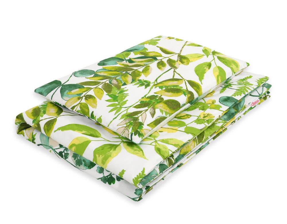 Baby cotton bedding set 2-pcs 120x90 cm- eucalyptus – afbeelding 1