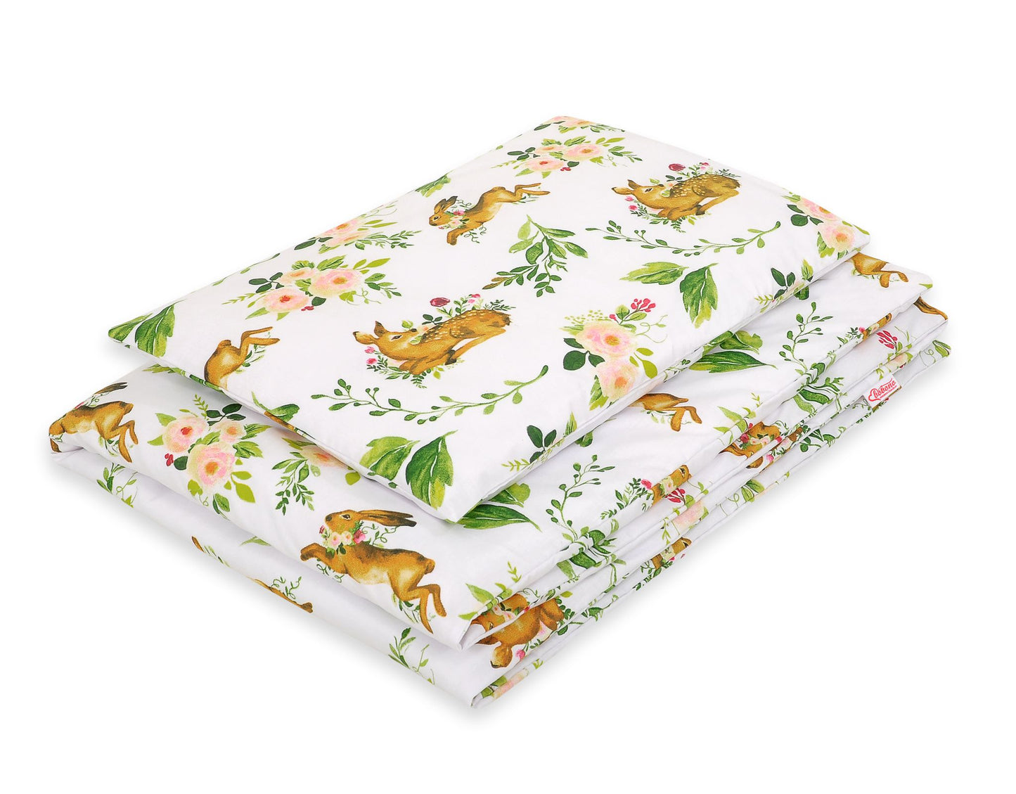 Baby cotton bedding set 2-pcs 135x100 cm- in the forest – afbeelding 1