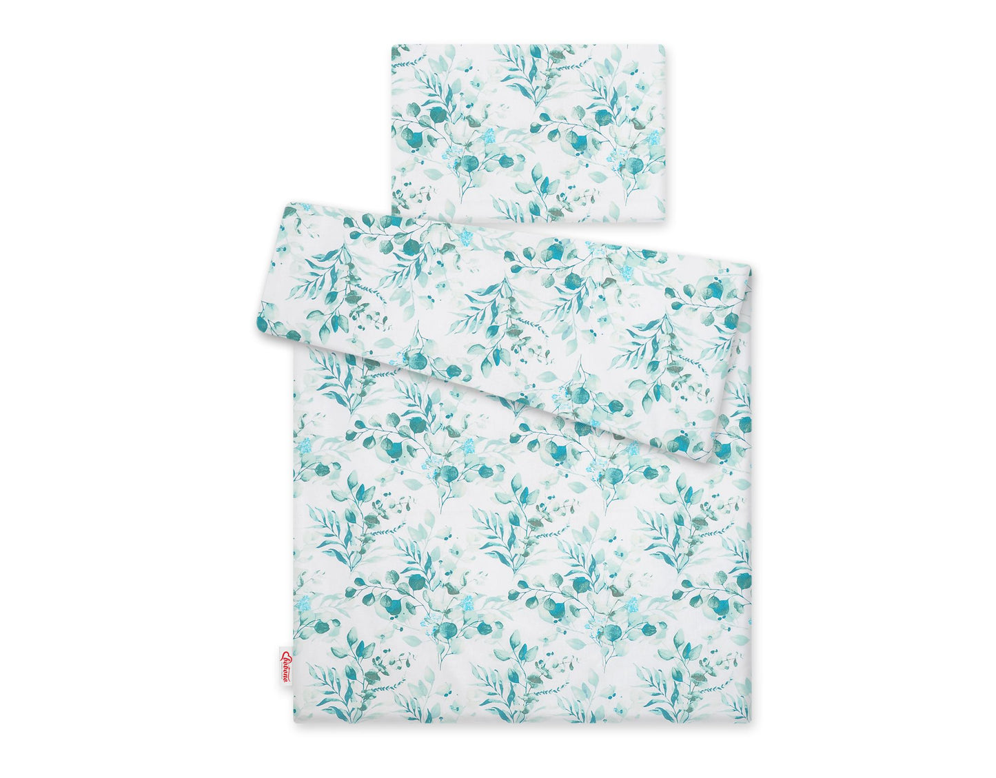 Baby cotton bedding set 2-pcs 120x90 cm- eucaliptus mint – afbeelding 3