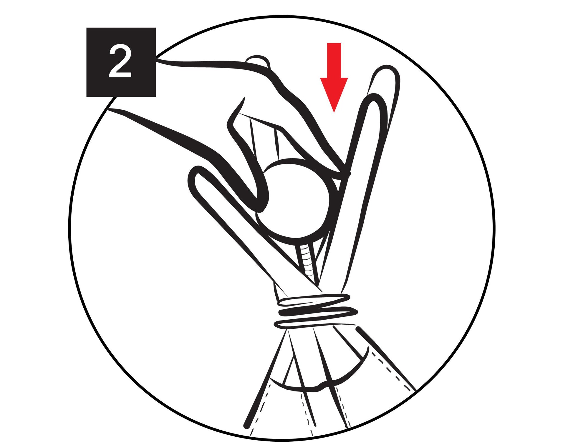 Wooden stabilizer for teepees – afbeelding 3