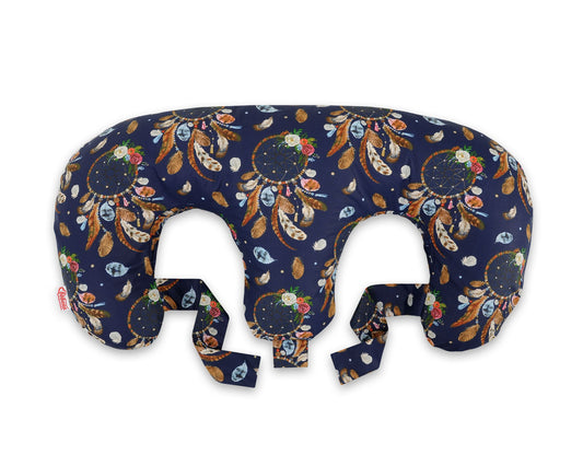 Twin nursing kussen, Breastfeeding Croissant kussen, removable, Hands-Free Feeding- dream catchers – afbeelding 2