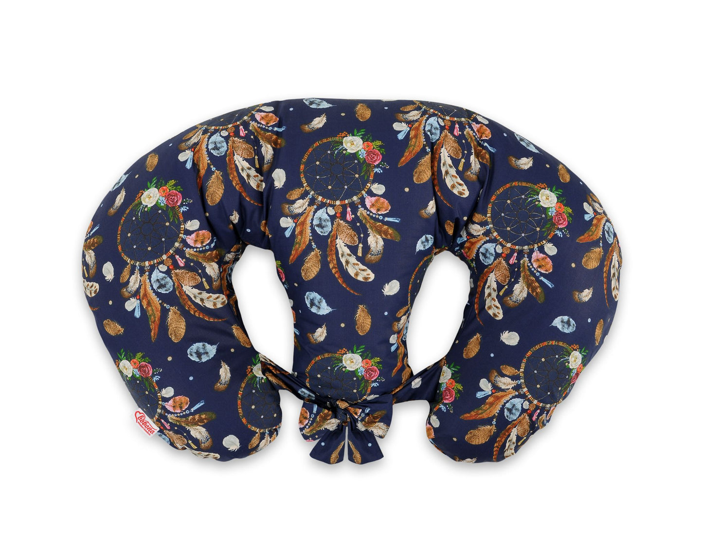 Twin nursing kussen, Breastfeeding Croissant kussen, removable, Hands-Free Feeding- dream catchers – afbeelding 3