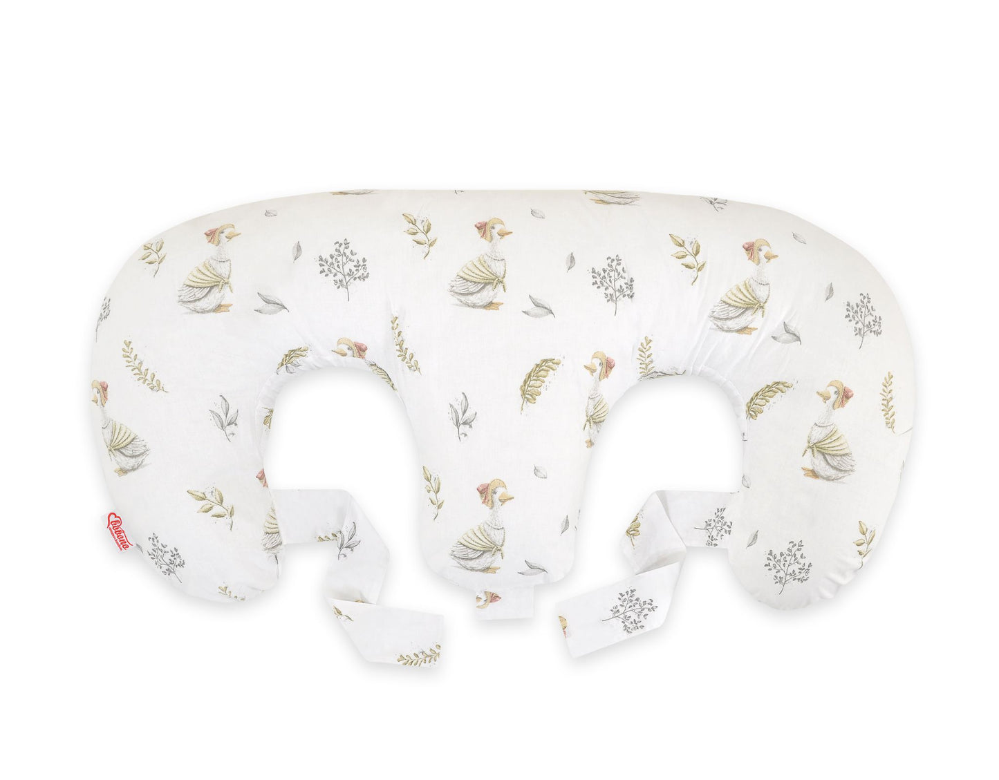 Twin nursing kussen, Breastfeeding Croissant kussen, removable, Hands-Free Feeding- gooses – afbeelding 2