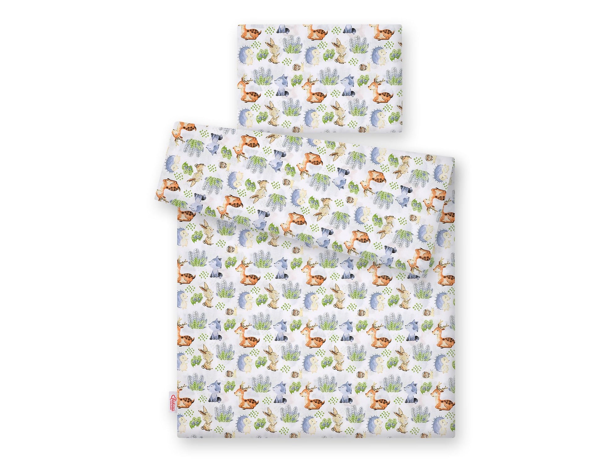 Baby cotton bedding set 2-pcs 120x90 cm- Forest Adventure – afbeelding 2